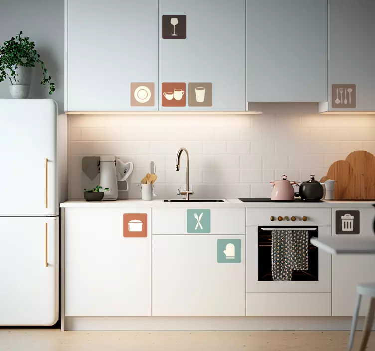 Konyhai matrica ikonos cajones cocina - TenStickers