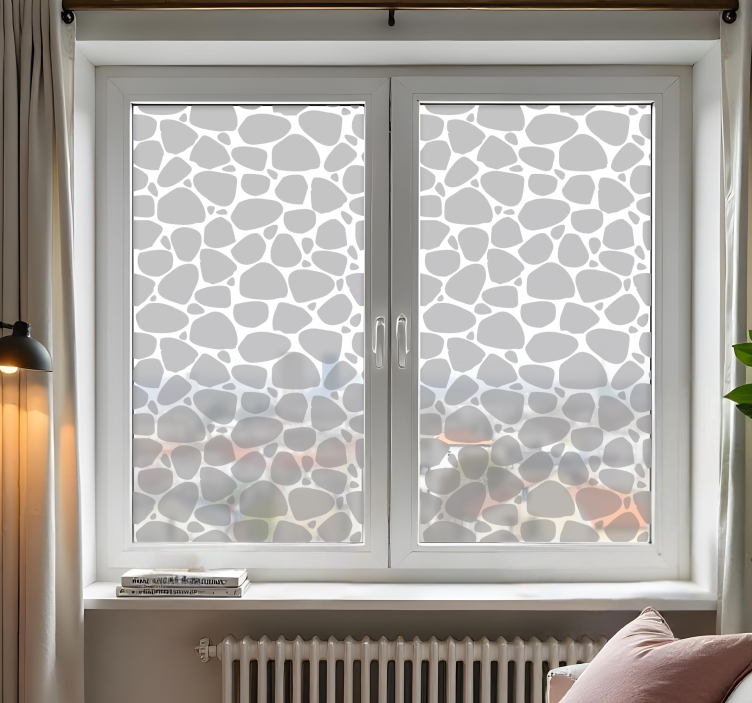 Kövek sziluettek Matrica ablakok és üveg - TenStickers