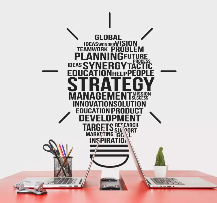 Kreatív Ötletek csoport szöveges matrica - TenStickers