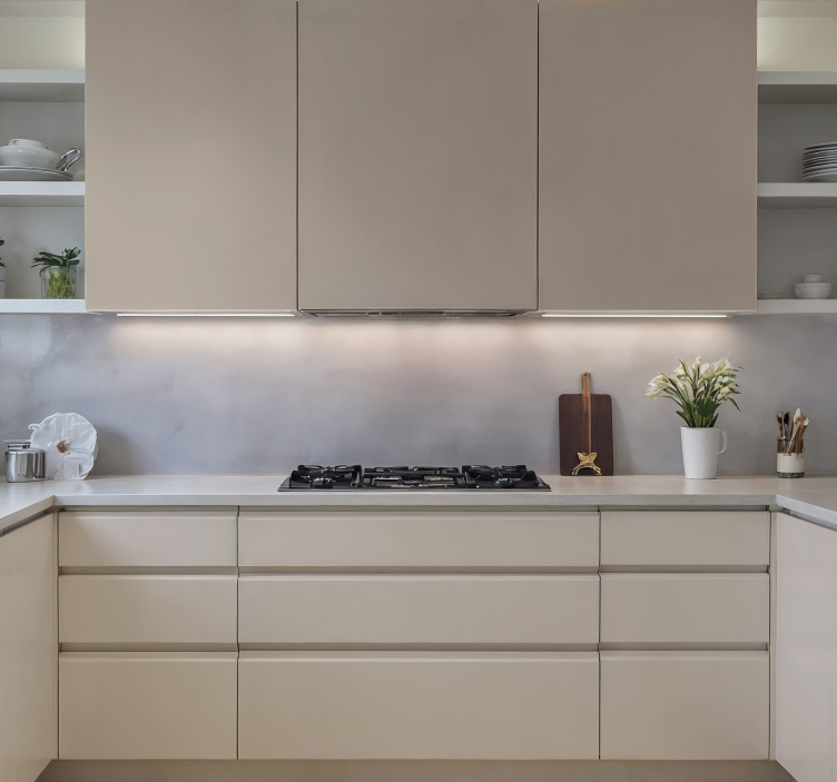 Krémszínű lap konyhai matrica - TenStickers