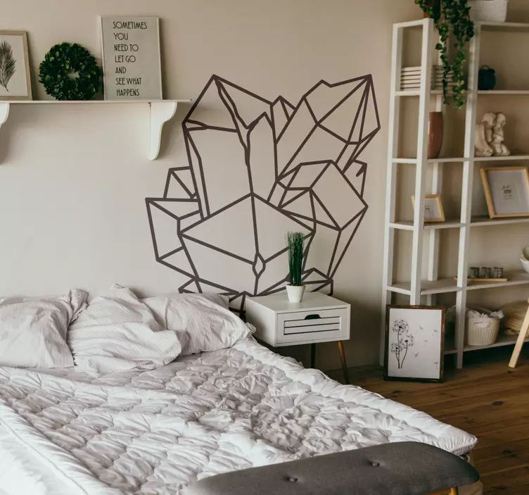 Kvarc monocolor vonal poszter - TenStickers