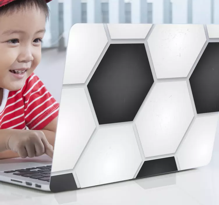 Labda mintás laptop matrica - TenStickers