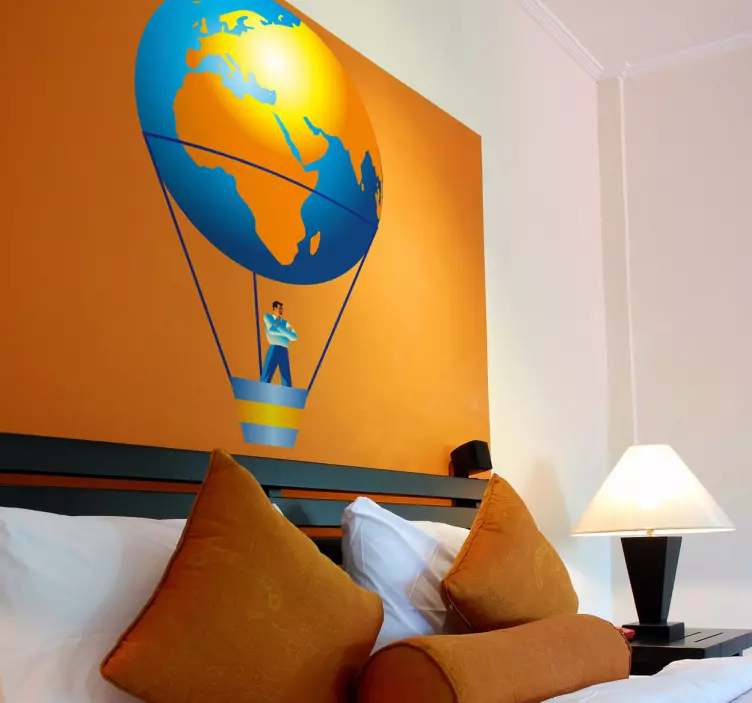 Léghajózás erdei állatok falmatrica - TenStickers