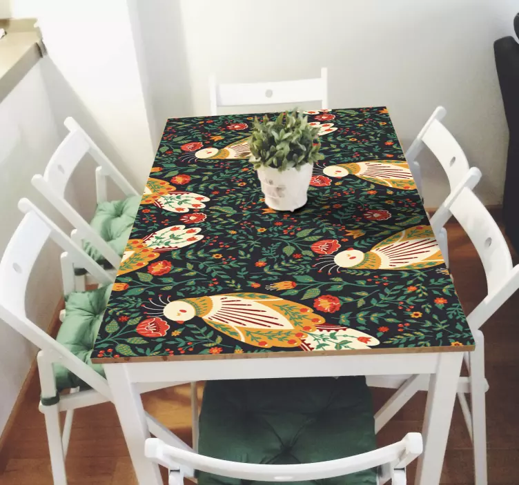 Lengyel folklór bútor matrica - TenStickers