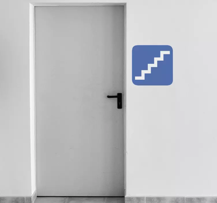 Lépcsőházi matrica - TenStickers