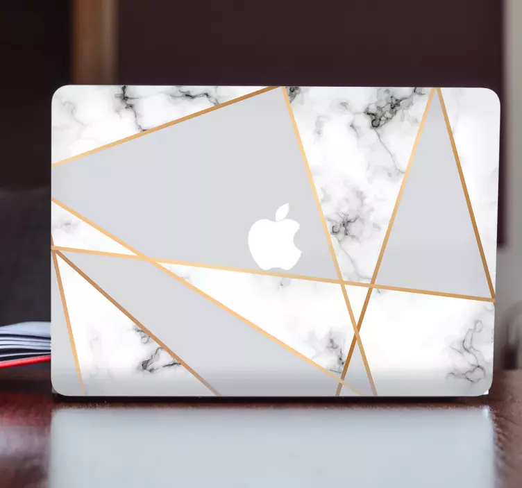 Macbook ragasztó márvány - TenStickers