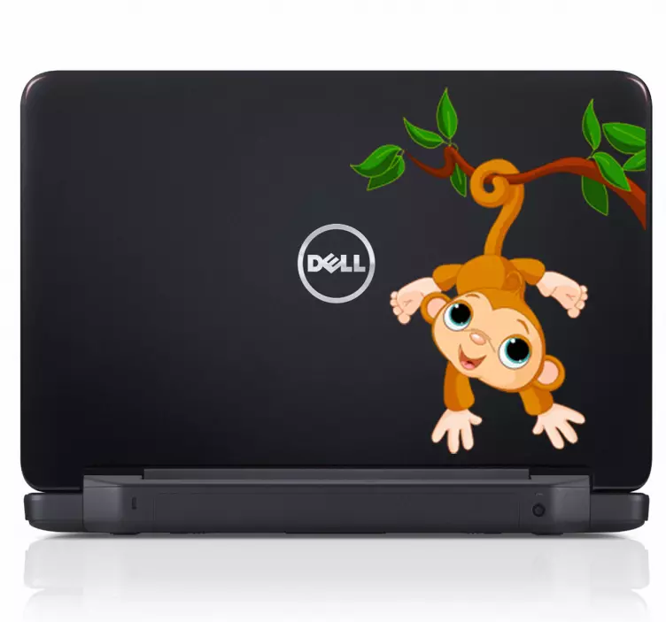 Majom lóg a fa gyerekek matrica - TenStickers