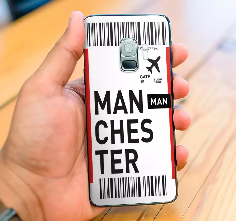 Manchesteri kapu bérlet Matrica samsung - TenStickers