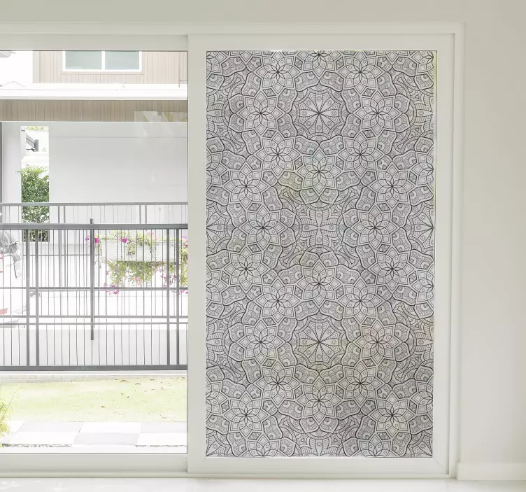 Mesmorizing mandala ablak matrica - TenStickers