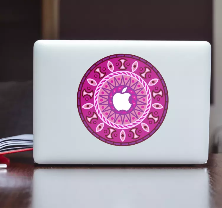 Mandala design laptop matrica - TenStickers