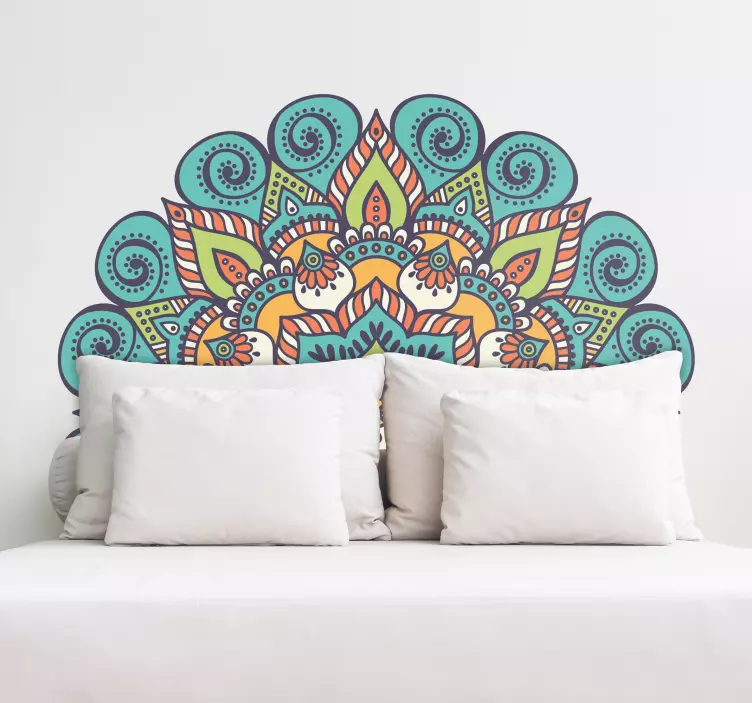 Mandala fejtámla falmatrica - TenStickers
