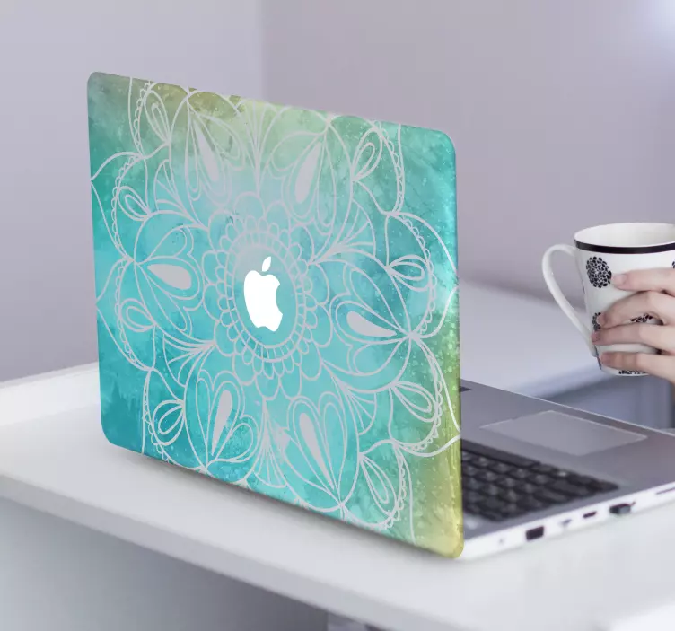Mandala stílusú macbook bőr - TenStickers