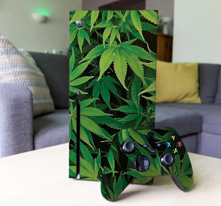 Marihuána xbox bőr matrica - TenStickers