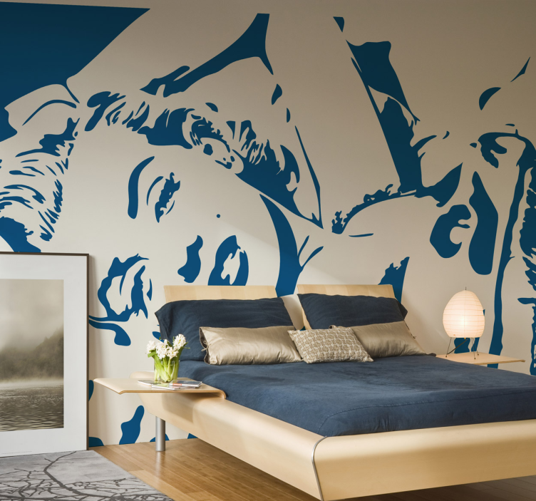 Marilyn monroe sziluett matrica - TenStickers