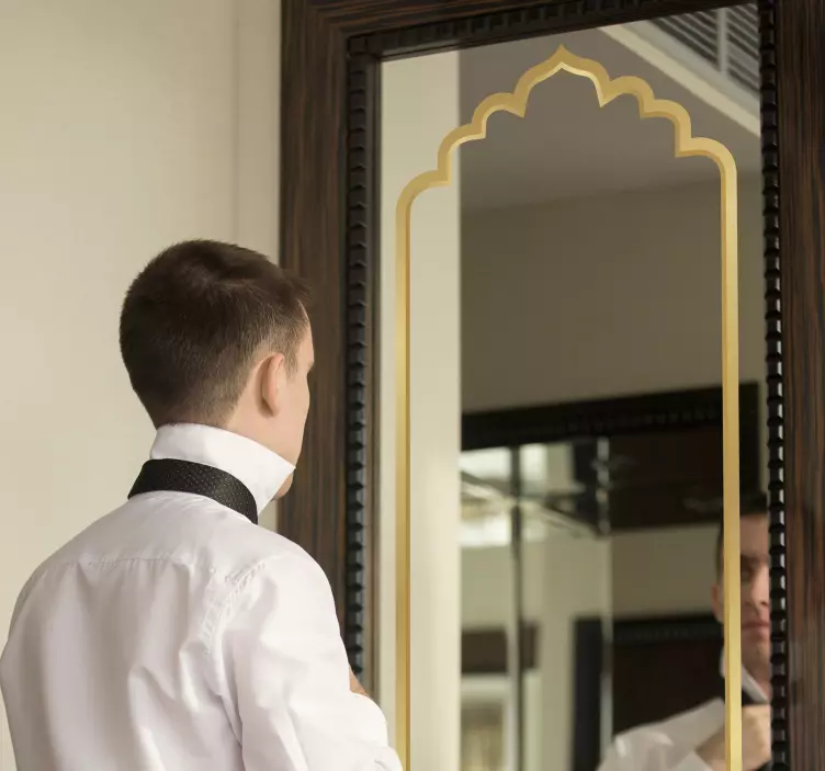 Marokkói tükörkeret matrica - TenStickers