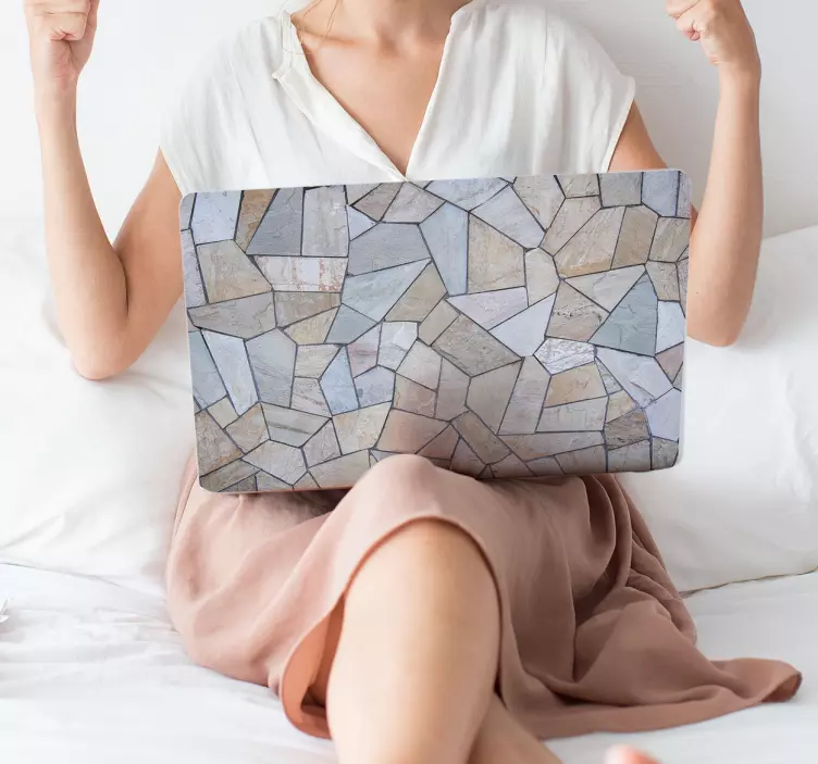 Márvány textúra laptop matrica - TenStickers