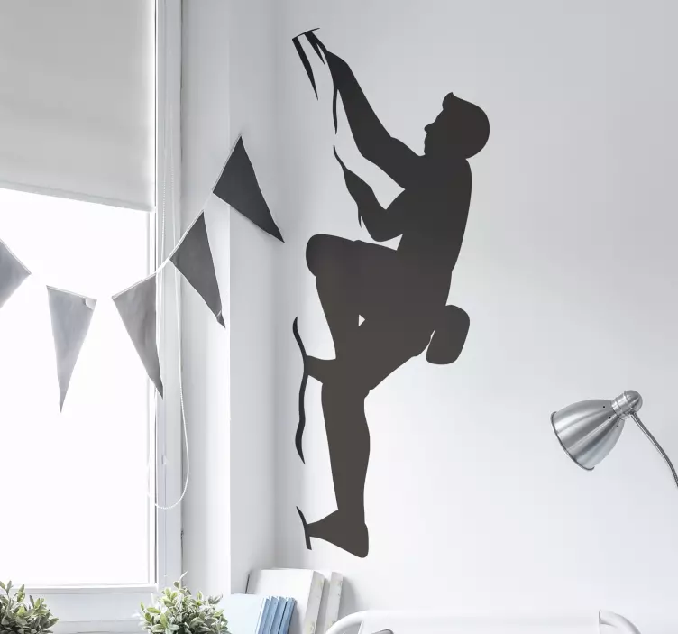 Mászó extrém sport matrica - TenStickers