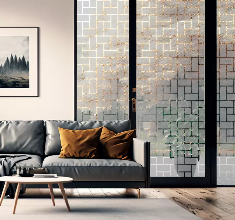 Matrica ablakok és üveg translúcido ladrillos - TenStickers