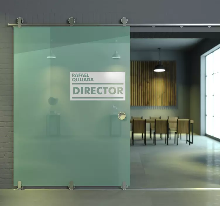 Matrica Ajtók személyre szabható rakomány - TenStickers