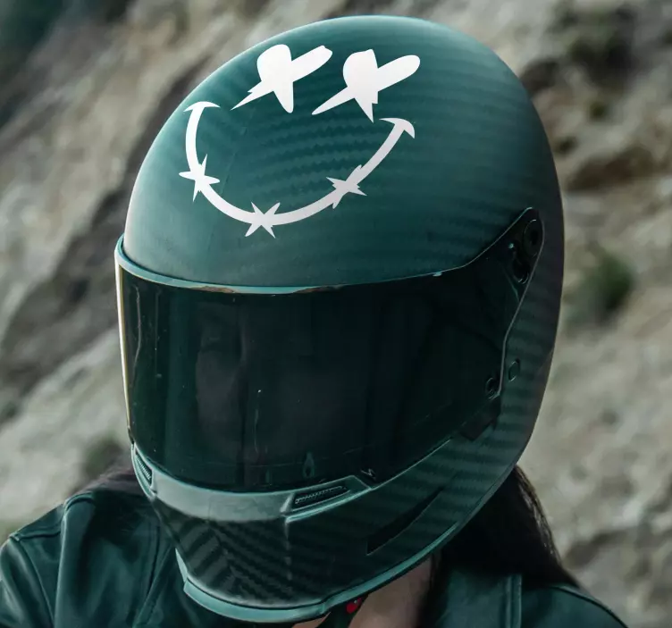 Matrica Motorkerékpárok halott mosoly - TenStickers