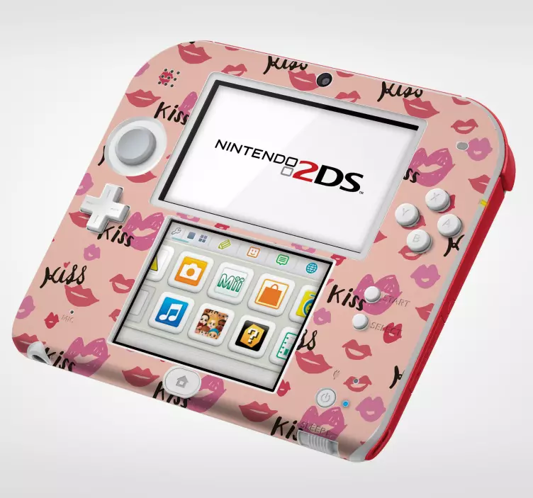 Matrica nintendo - csók témájú nintendo 2ds bőr - TenStickers