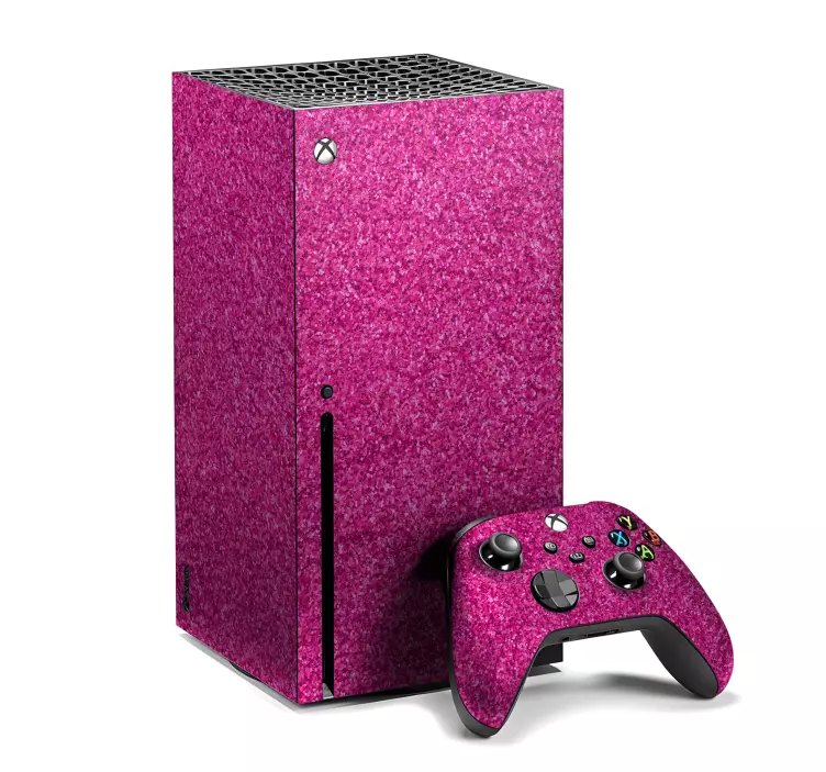 Matrica Xbox magenta csillogás - TenStickers