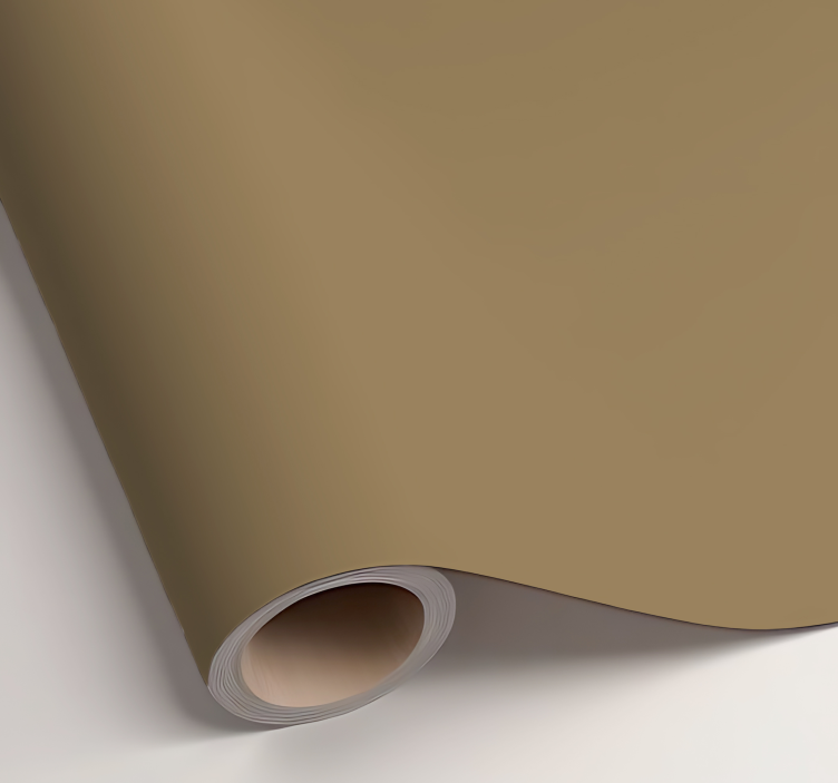 Matt bézsbarna egyszínű ívmatrica - TenStickers