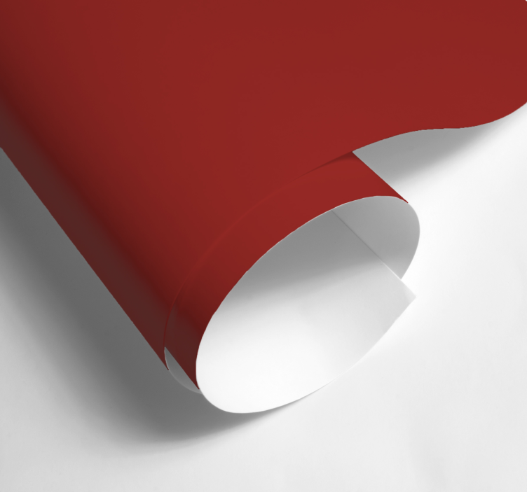 Matt cseresznyepiros egyszínű ívmatrica - TenStickers