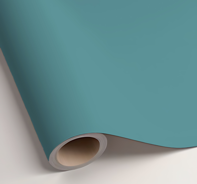 Matt sötét türkiz egyszínű ívmatrica - TenStickers