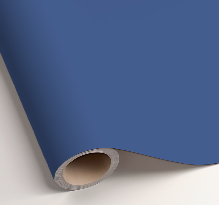 Matt sötétkék egyszínű ívmatrica - TenStickers