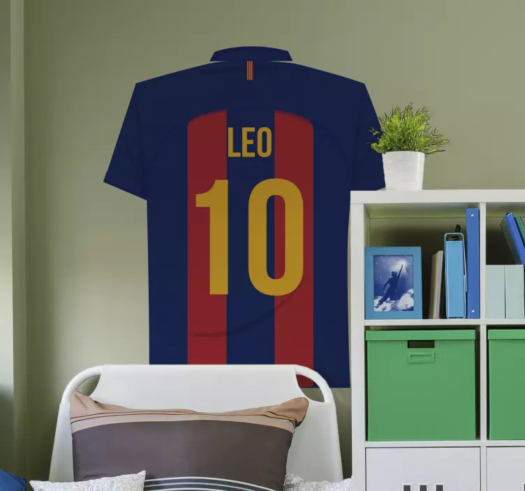 Messi futball falmatrica - TenStickers