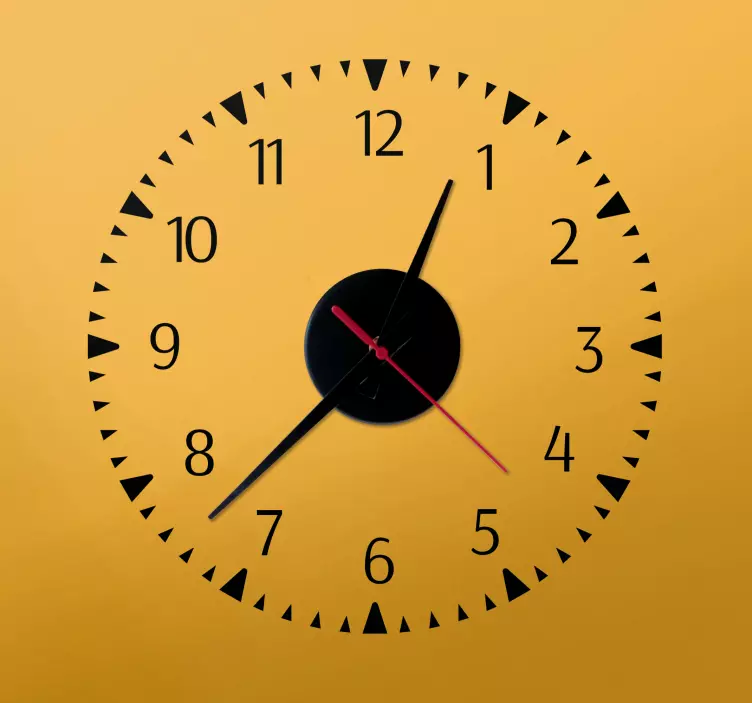 Minimalista dizájn matrica óra - TenStickers