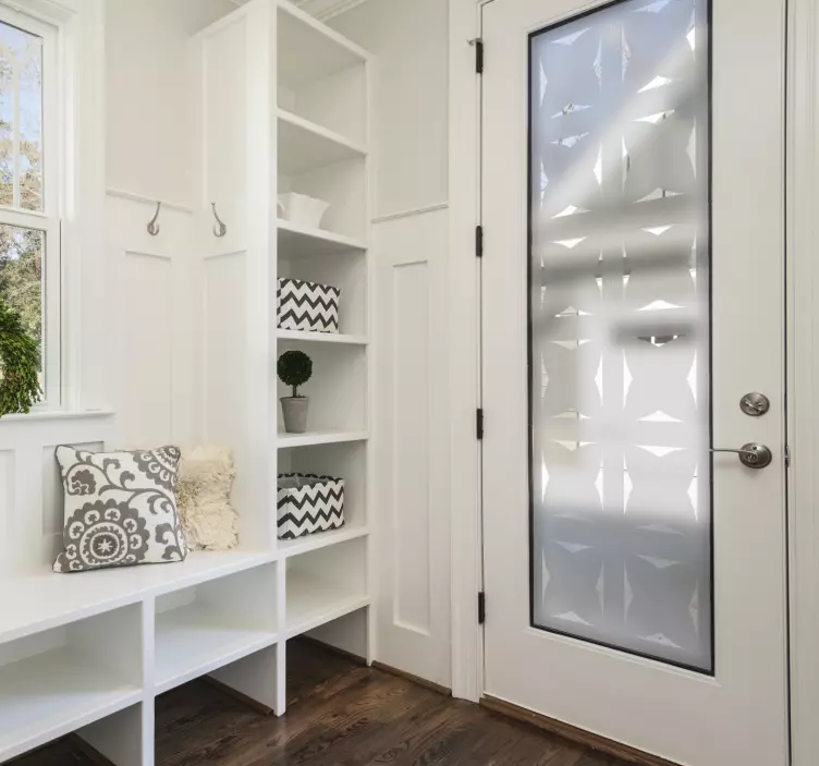 Minta ajtó áttetsző matrica - TenStickers