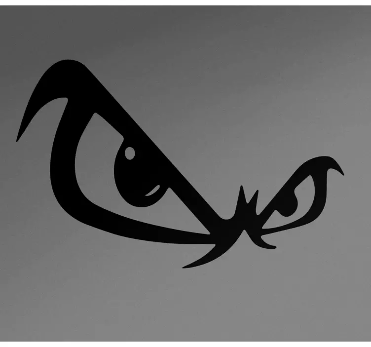 Monocolor ijesztő szemek tervezik laptop bőrét - TenStickers