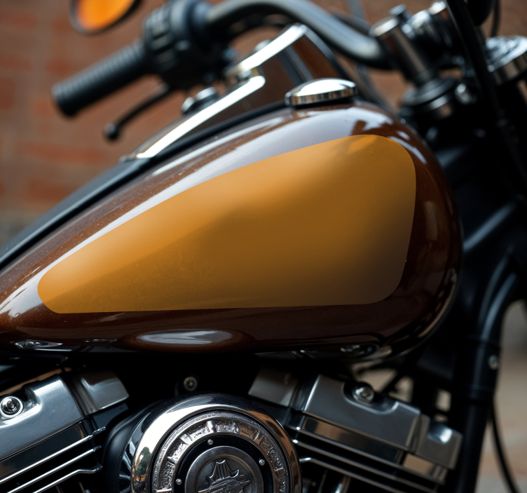 Monocolor tank motoros matrica - TenStickers