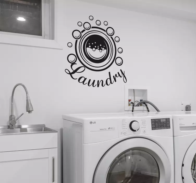 Mosodai buborékok idézetek matrica falra - TenStickers