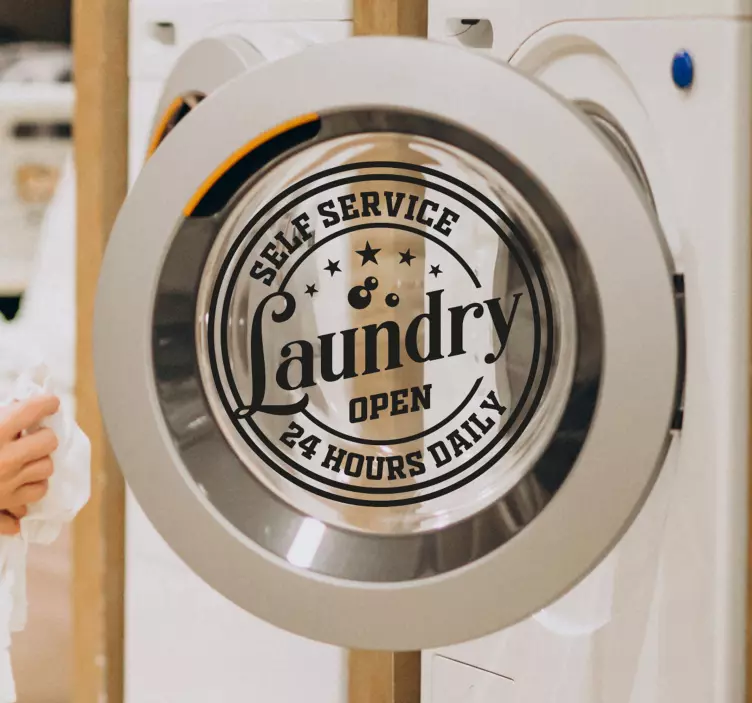 Mosókonyhai készülék matricája - TenStickers