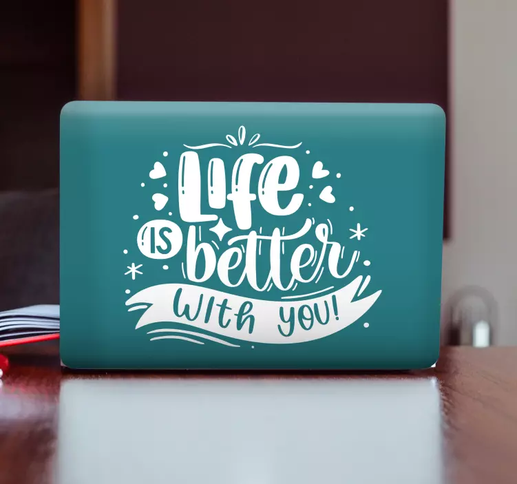 Motivációs életrajz Matrica laptophoz - TenStickers