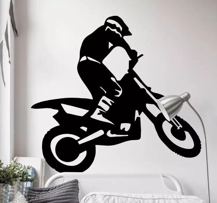 Motocross falmatrica - TenStickers