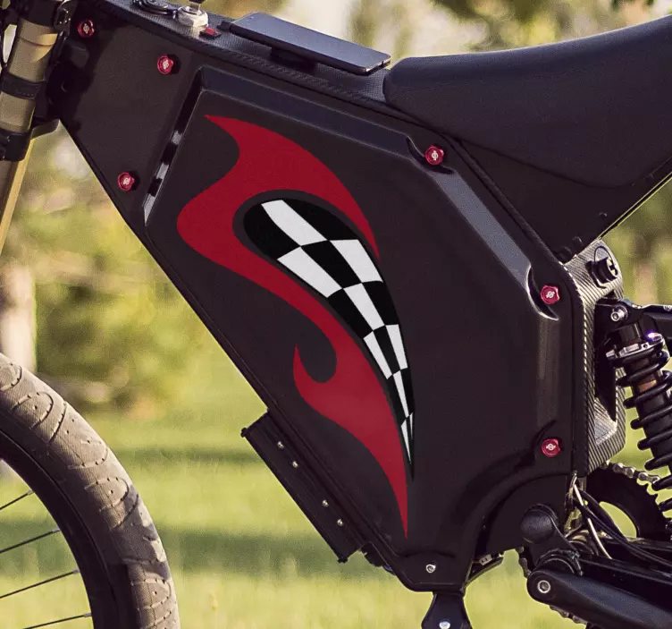 Motorkerékpár verseny vinyl matrica - TenStickers