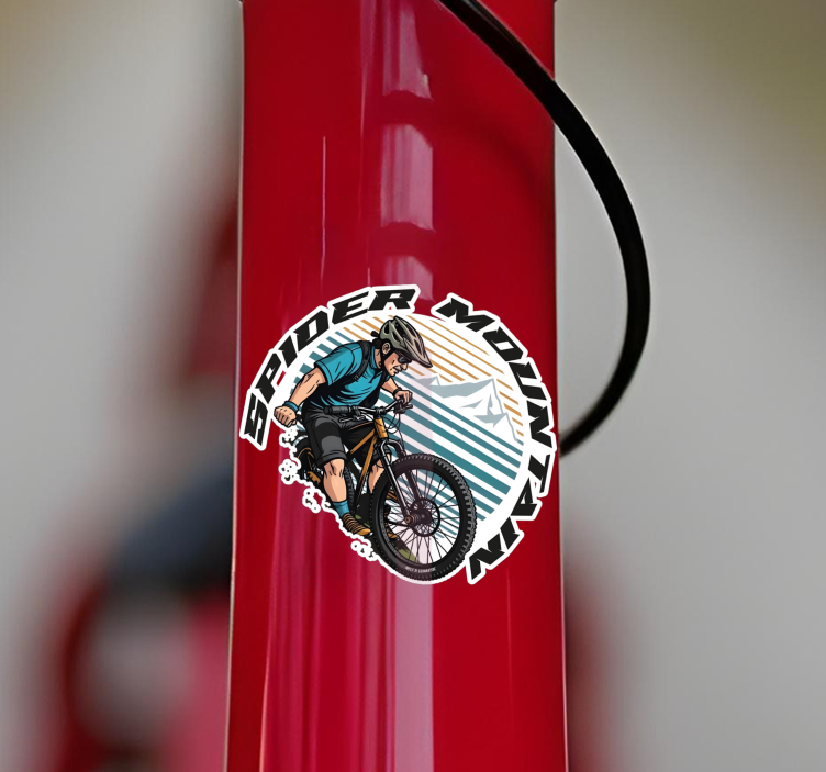 Mountain bike adventure matrica bicikli - TenStickers