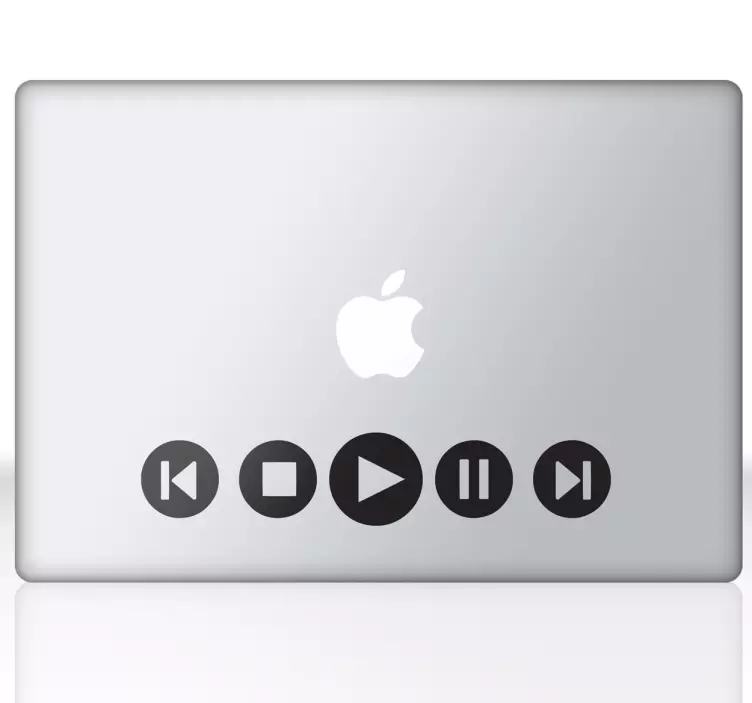 Multimédiás laptop matrica - TenStickers