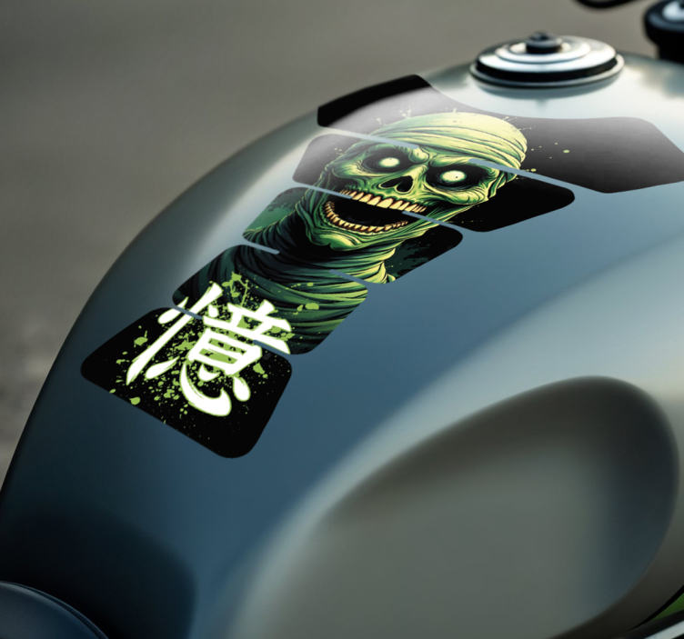 Múmia halála motoros matrica - TenStickers