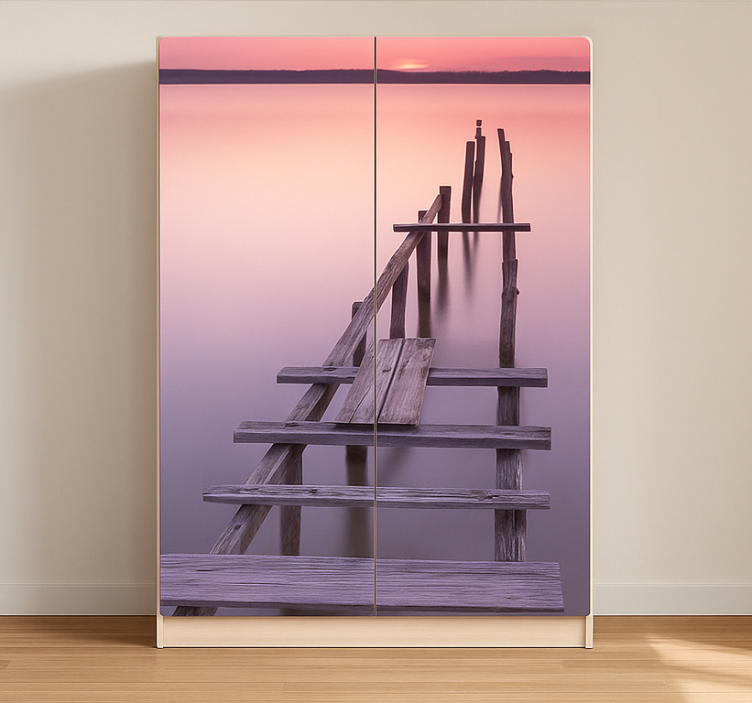 Naplemente fedélzet bútor matrica - TenStickers