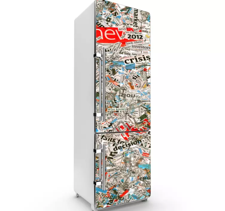 Naplóhűtő vinyl matrica - TenStickers