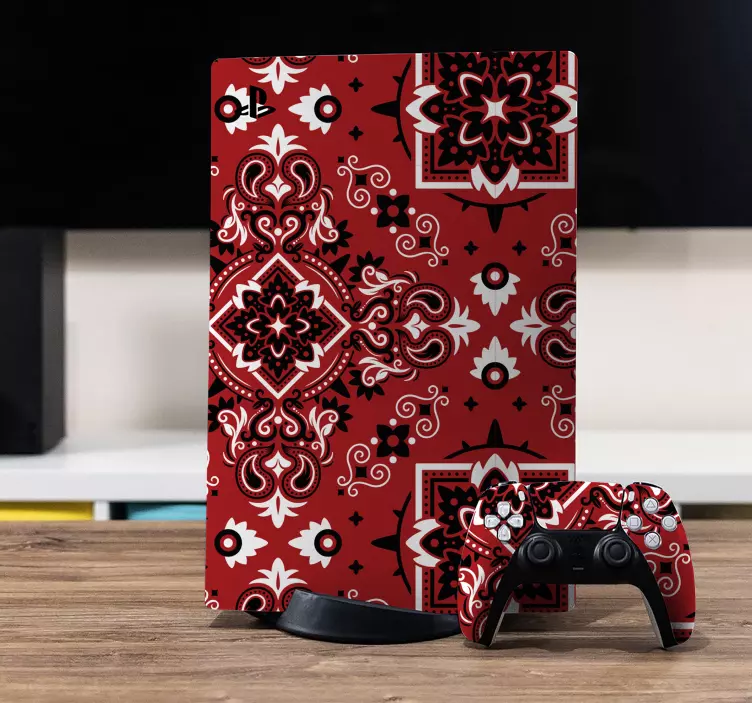Négyzet alakú design playstation matrica - TenStickers