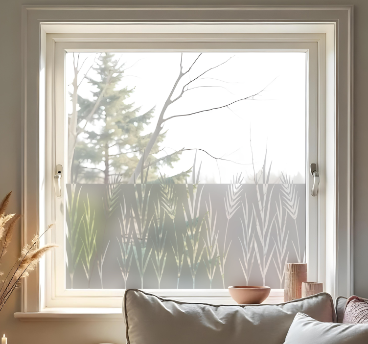 Növények és tüskék Matrica ablakok és üveg - TenStickers