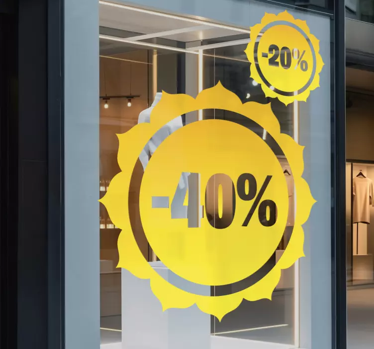 Nyári nap kedvezmény Akciós matricák - TenStickers