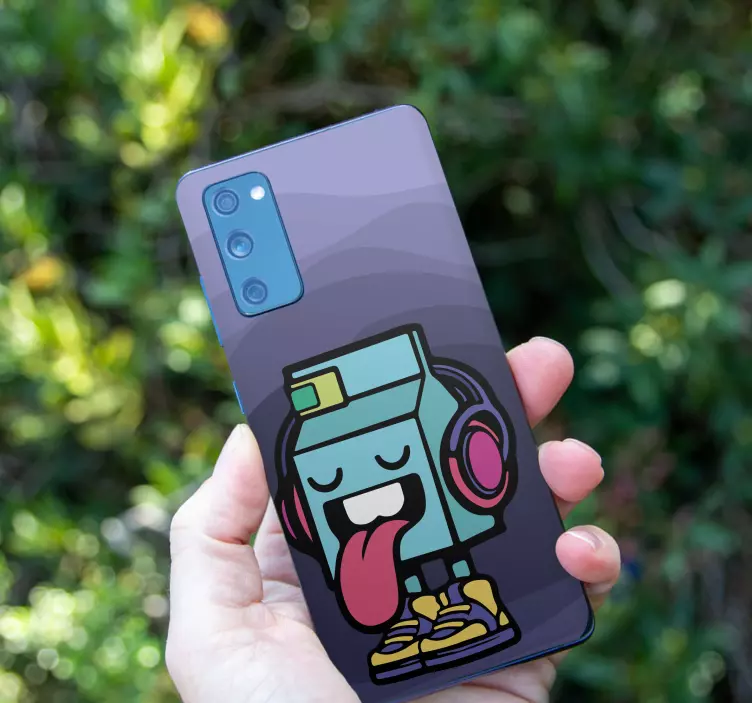 Nyelvöltögető matrica samsung - TenStickers