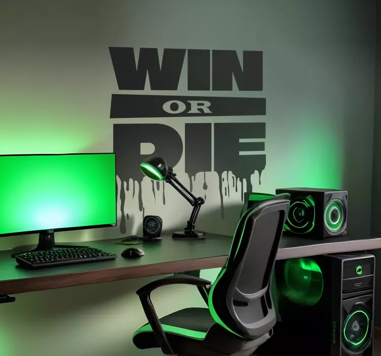 Nyerni vagy meghalni Videójátékok matrica - TenStickers